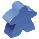 picture of a blue playing piece