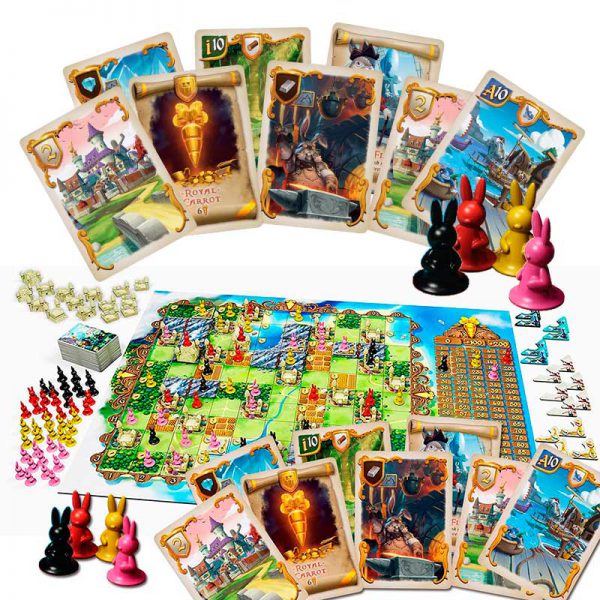Bunny Kingdom Strategy Board Game Base Set Rabbit Bunnies