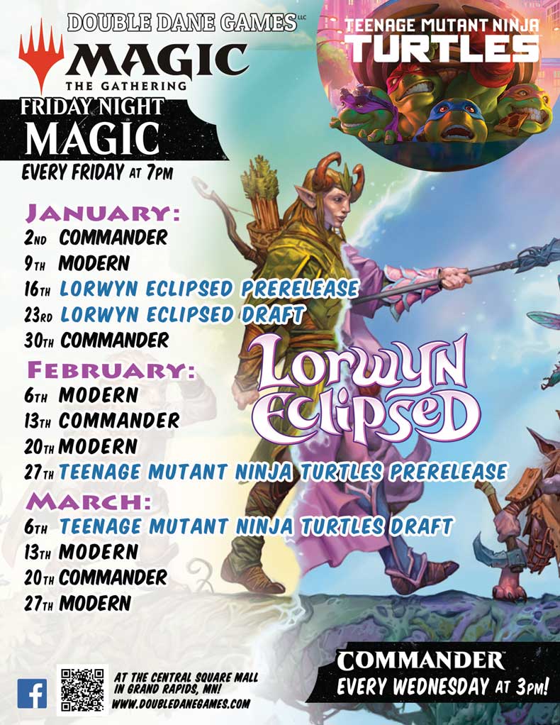 Double Dane Games MTG Schedule