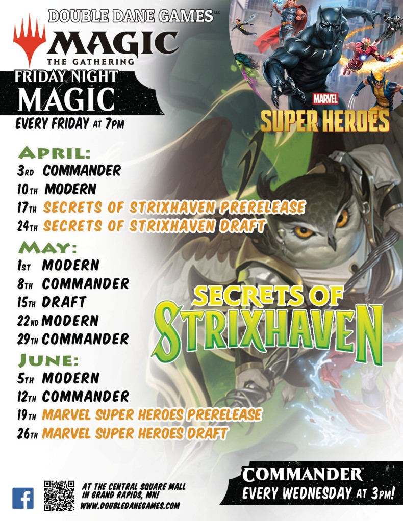 Double Dane Games MTG Schedule